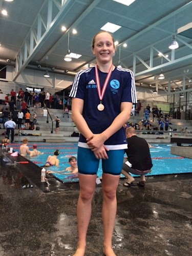 Maria Grandt med bronze i 200 m IM